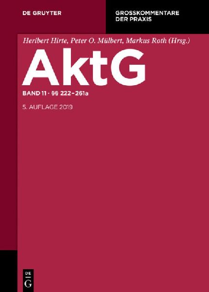 Aktiengesetz §§ 222-261a