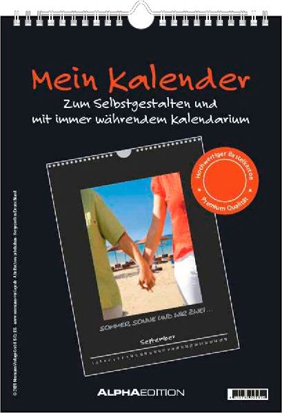 Bastelkalender IW  Mein Kalender (schwarz)