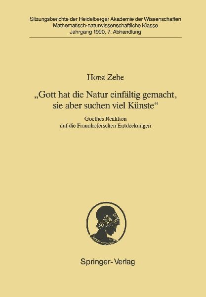 "Gott hat die Natur einfältig gemacht, sie aber schon viel Künste"