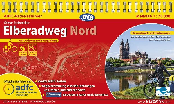 BVA ADFC Radreiseführer Elberadweg Nord