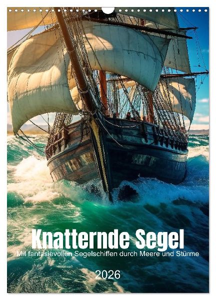 Knatternde Segel (Wandkalender 2026 DIN A3 hoch), CALVENDO Monatskalender