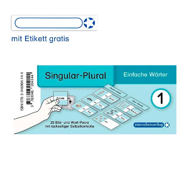 Meine Grammatikdose 1 - Singular-Plural - Einfache Wörter