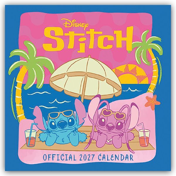 Disney Stitch - Offizieller Kalender 2027 - Wandkalender