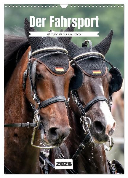Der Fahrsport ist mehr als nur ein Hobby (Wandkalender 2026 DIN A3 hoch), CALVENDO Monatskalender