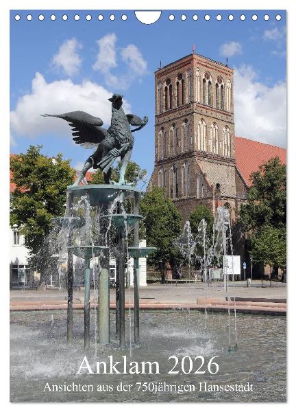 Anklam 2026 (Wandkalender 2026 DIN A4 hoch), CALVENDO Monatskalender