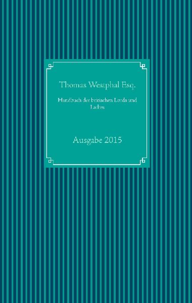 Handbuch der britischen Lords und Ladies