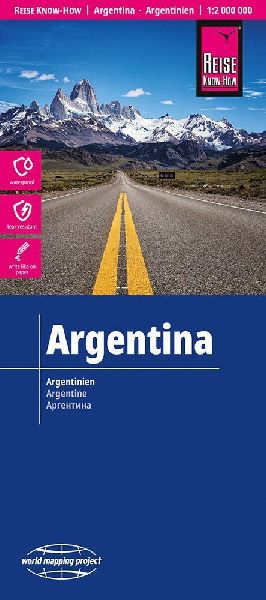 Reise Know-How Landkarte Argentinien | Argentina (1:2.000.000)