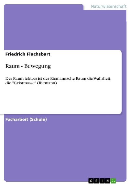 Raum - Bewegung
