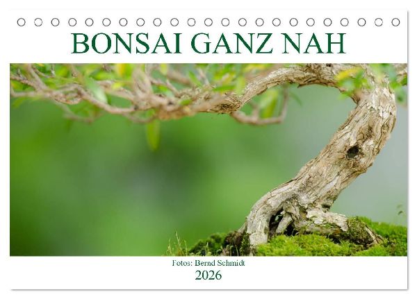 Bonsai ganz nah (Tischkalender 2026 DIN A5 quer), CALVENDO Monatskalender
