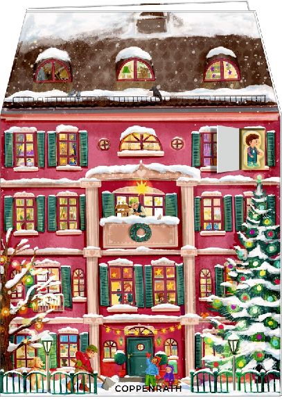 Aufstell-Adventskalender - Mein buntes Weihnachtshaus
