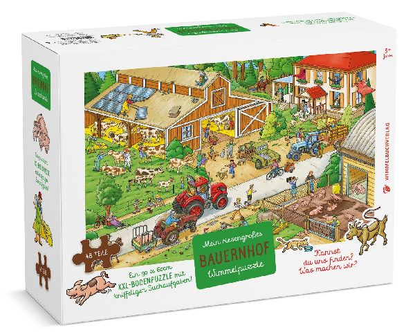 Bauernhof Puzzle 48 Teile XXL