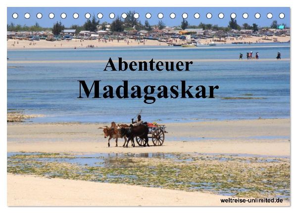 Abenteuer Madagaskar (Tischkalender 2026 DIN A5 quer), CALVENDO Monatskalender