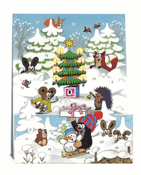 "Adventskalender ""Der kleine Maulwurf und seine Freunde"""