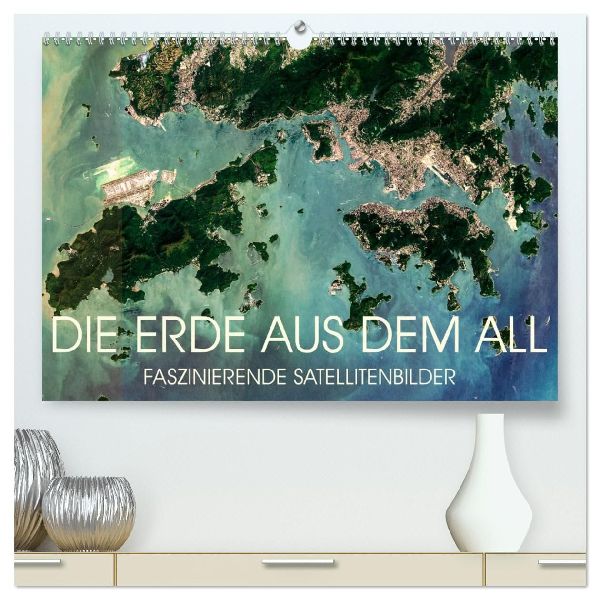 Die Erde aus dem All (hochwertiger Premium Wandkalender 2026 DIN A2 quer), Kunstdruck in Hochglanz