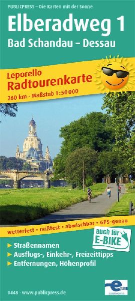 Elberadweg 1, Bad Schandau - Dessau 1 : 50 000