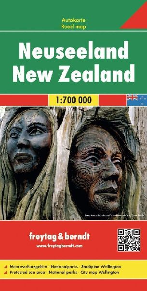 Neuseeland 1 : 700 000 mit Stadtplan Wellington