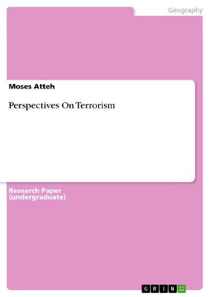 Perspectives On Terrorism