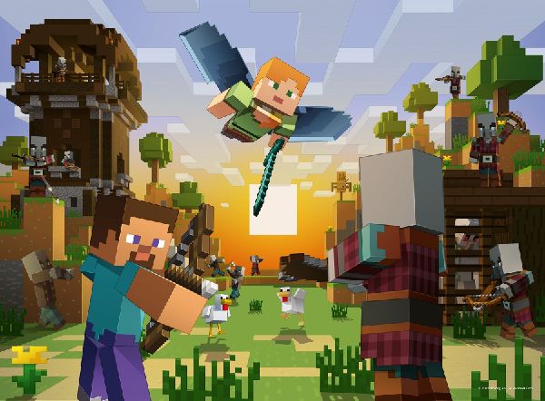 150 XXL Teile - Minecraft - Baukunst und Abenteuer