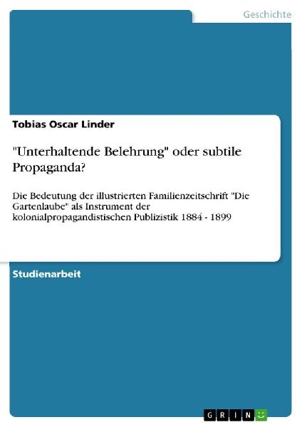 "Unterhaltende Belehrung" oder subtile Propaganda?
